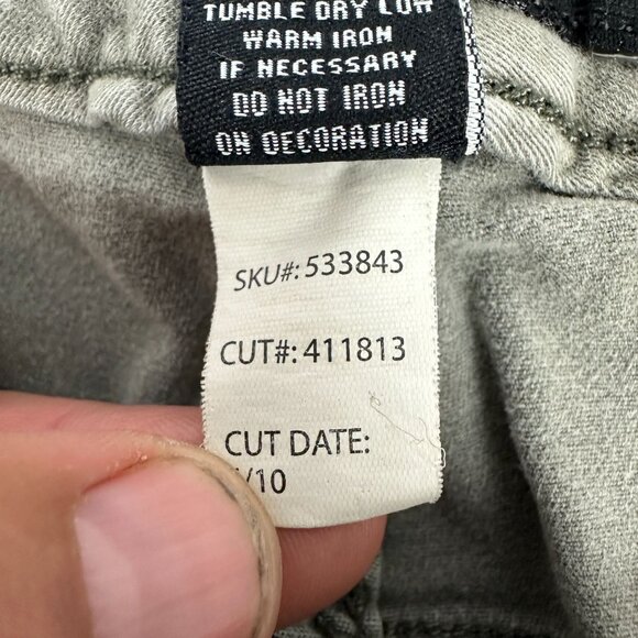 Torrid Denim Womens Size 22 Khaki Pants Embroidered Trim Casual - Picture 9 of 9